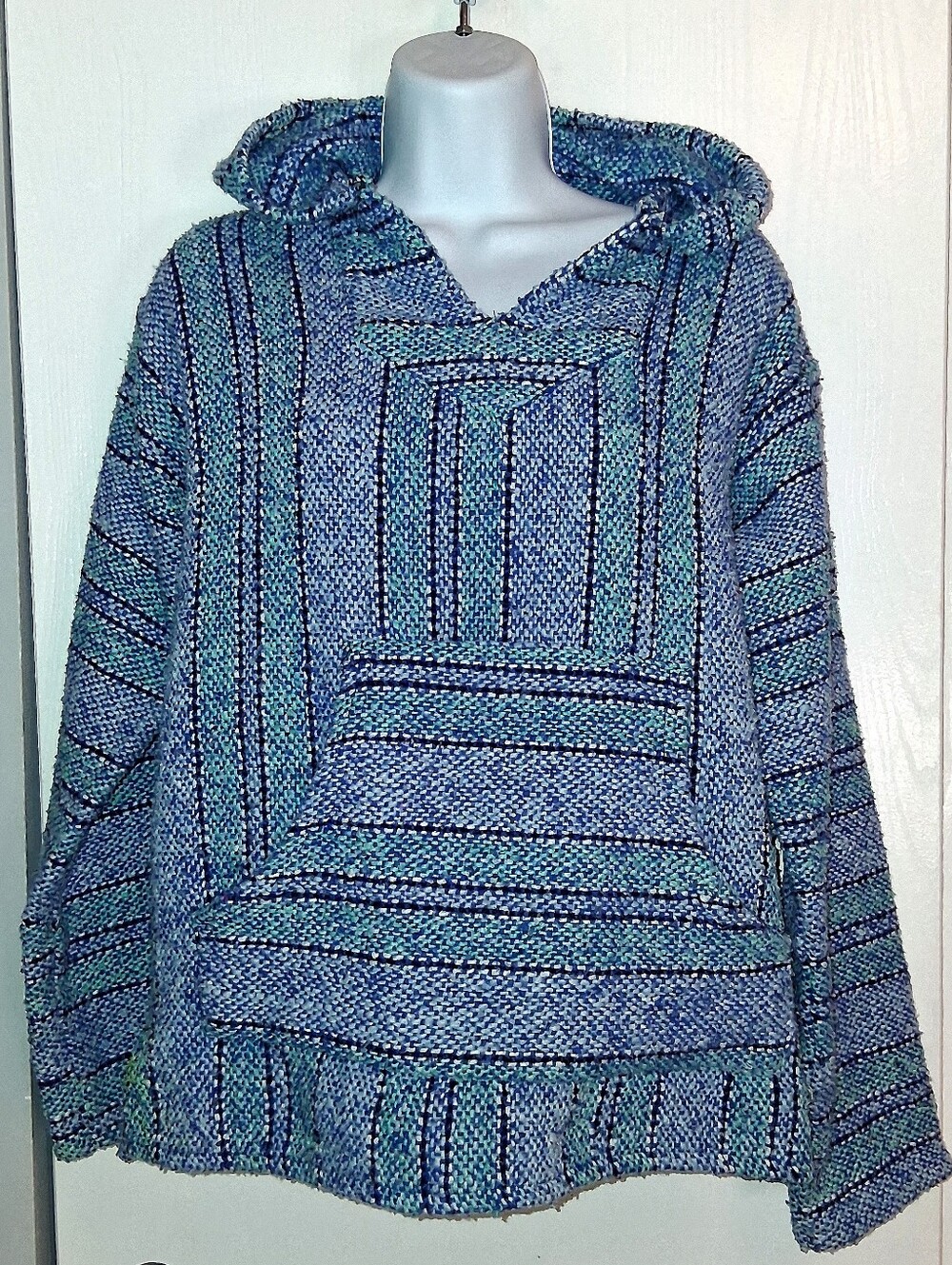 Iguana Jack Blanket Baja Hoodie, Adult Small